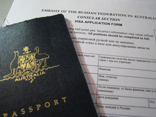 паспорт с кенгуру