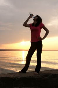 woman drinking water-shutterstock_122194018