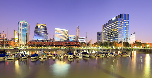 Buenos Aires at night